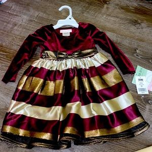 NWT 24M girls striped dress